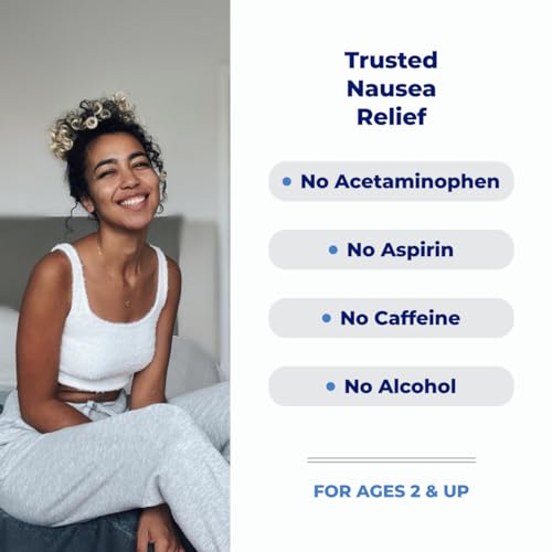 Emetrol Non-Drowsy Nausea Relief - Liquid Medicine for Upset Stomach Relief - Pharmacist Recommended Nausea Medicine - Cherry Flavor - 4fl oz
