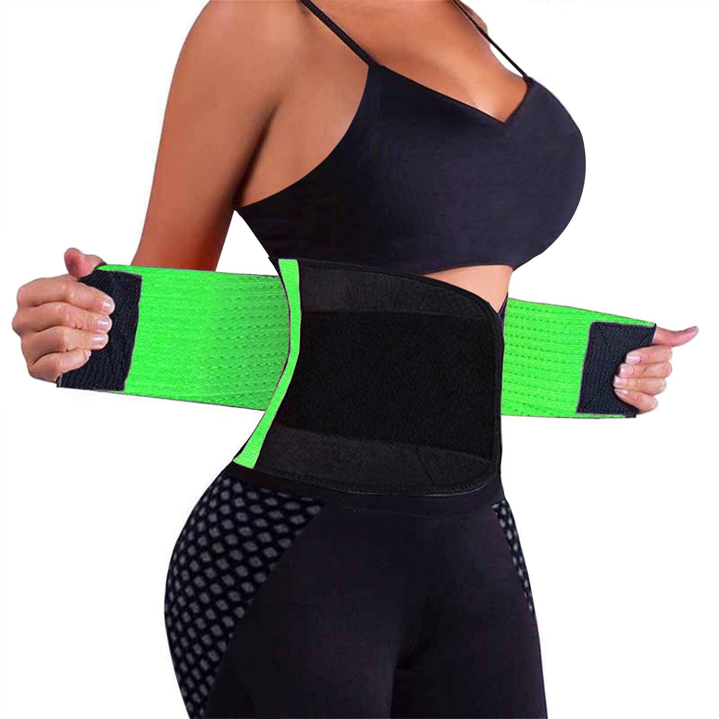 VENUZOR Waist Trainer Belt for Women - Waist Cincher Trimmer - Slimming Body Shaper Belt - Sport Girdle Belt (UP Graded)(Hot Pink,Small)