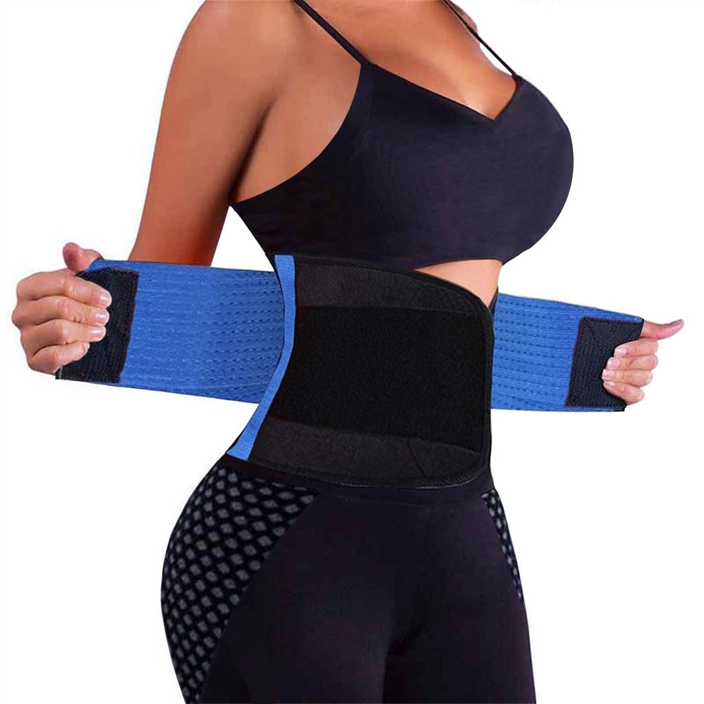 VENUZOR Waist Trainer Belt for Women - Waist Cincher Trimmer - Slimming Body Shaper Belt - Sport Girdle Belt (UP Graded)(Hot Pink,Small)