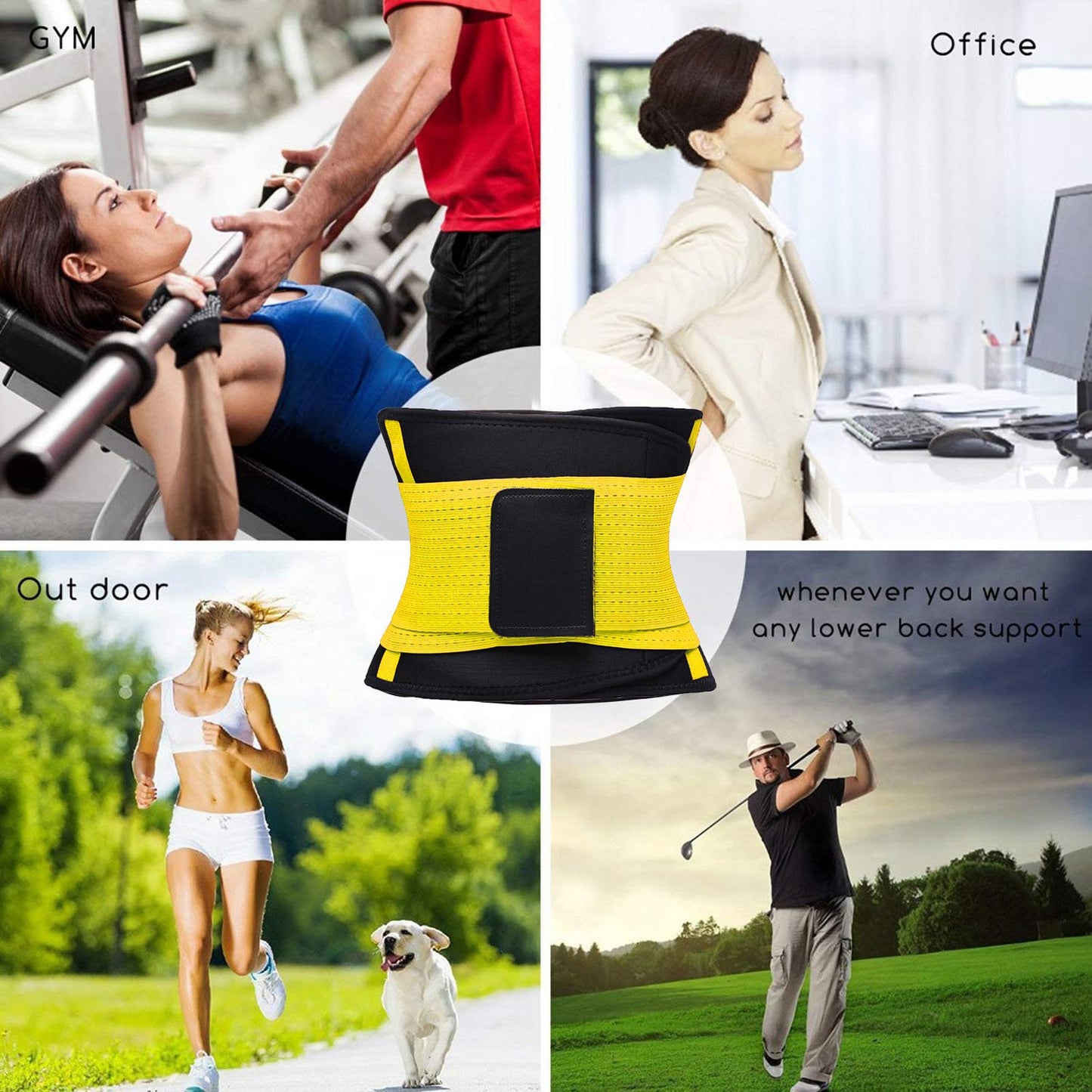 VENUZOR Waist Trainer Belt for Women - Waist Cincher Trimmer - Slimming Body Shaper Belt - Sport Girdle Belt (UP Graded)(Hot Pink,Small)
